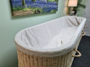 Oval Ended Rattan Coffin - Image 3