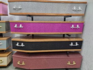 Black Glitter Coffin - Image 6