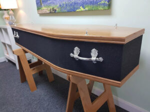Black Glitter Coffin - Image 3