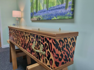 Leopard Print Coffin - Image 2