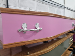 Pretty In Pink Coffin