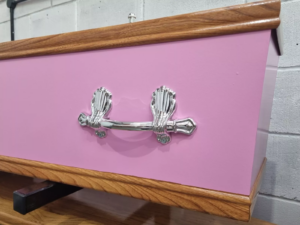 Pretty In Pink Coffin - Image 2