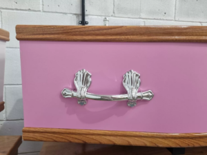 Pretty In Pink Coffin - Image 3