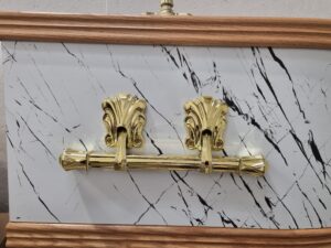 White Marble Effect Coffin