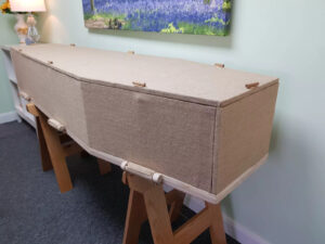 Hexagonal Jute Coffin