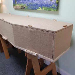 Hexagonal Jute Coffin